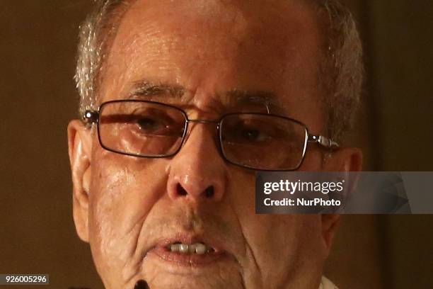 Pranab Mukherjee Former President of India speak at the Calcutta Chamber of Commerce special session on Prospects for Economic Growth and the Policy...