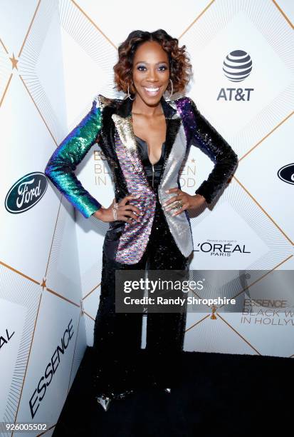 Yvonne Orji attends the 2018 Essence Black Women In Hollywood Oscars Luncheon at Regent Beverly Wilshire Hotel on March 1, 2018 in Beverly Hills,...