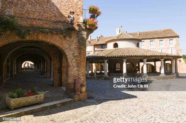 grain market hall - occitanie stock pictures, royalty-free photos & images