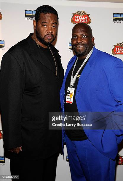 Actors Grizz Chapman and Kevin Brown attends the 1st annual Stella Artois short film project winner celebration hosted by Kevin Spacey, Trigger...