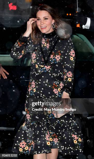 Catherine, Duchess of Cambridge, Patron of the National Portrait Gallery, visits the 'Victorian Giants: The Birth of Art Photography' exhibition at...