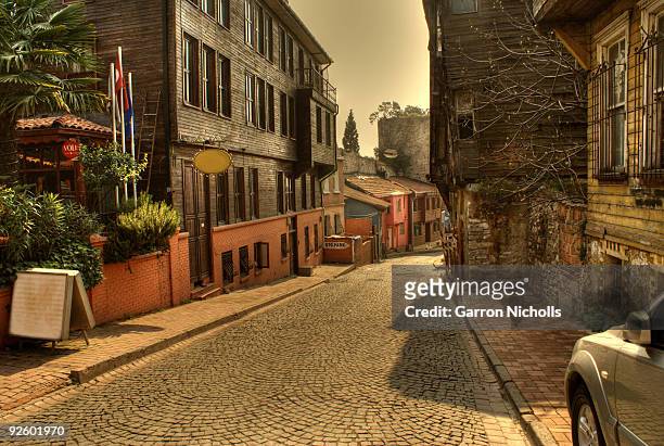 local lane turkey - istanbul street stock pictures, royalty-free photos & images