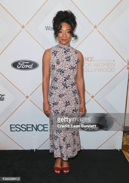 Betty Gabriel attends the 2018 Essence Black Women In Hollywood Oscars Luncheon at Regent Beverly Wilshire Hotel on March 1, 2018 in Beverly Hills,...