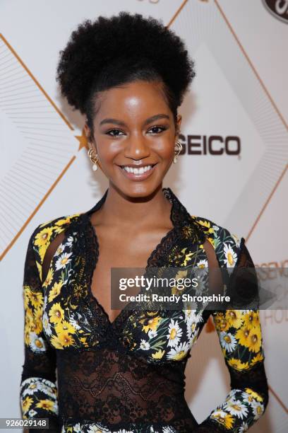 Ebonee Rice Nguyen Essence Black Women In Hollywood Oscars Luncheon Red Carpet Photos and ...