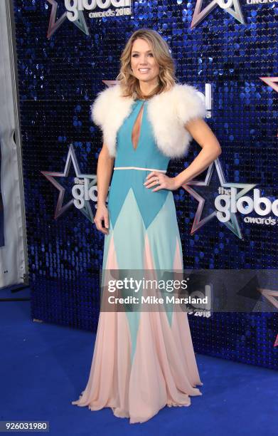 Charlotte Hawkins attends The Global Awards 2018 at Eventim Apollo, Hammersmith on March 1, 2018 in London, England.