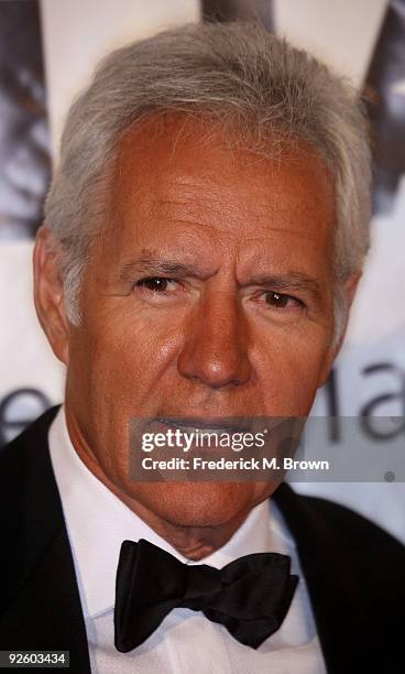 Television host Alex Trebek attends the 54th annual Thalians Ball at the Beverly Hilton Hotel on November 1, 2009 in Beverly Hills, California.