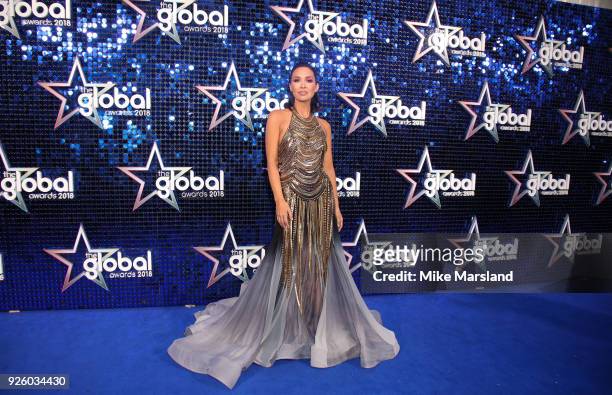 Myleene Klass attends The Global Awards 2018 at Eventim Apollo, Hammersmith on March 1, 2018 in London, England.