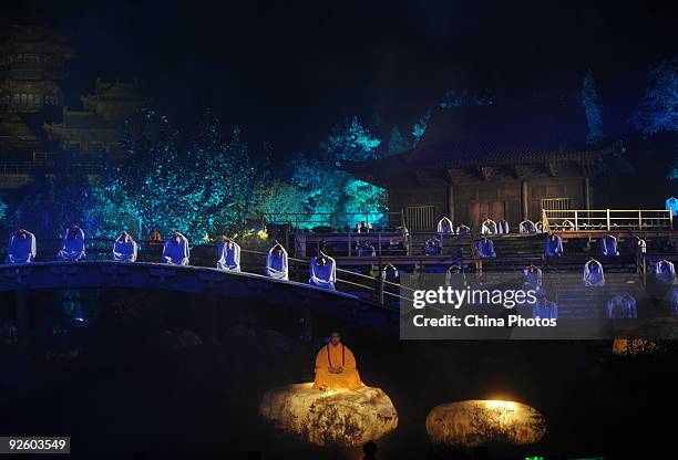 Shaolin Zen Music Ritual Zen Music Shaolin Grand Ceremony Photos and Premium High Res Pictures ...
