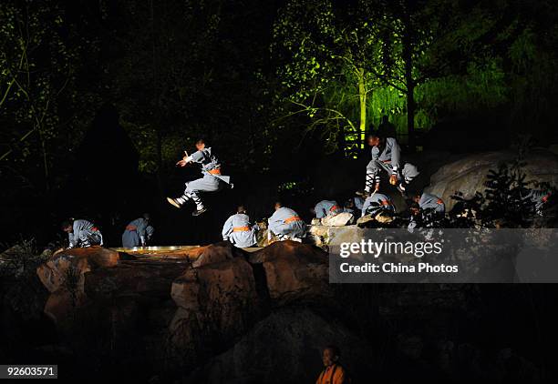 Shaolin Zen Music Ritual Zen Music Shaolin Grand Ceremony Photos and Premium High Res Pictures ...