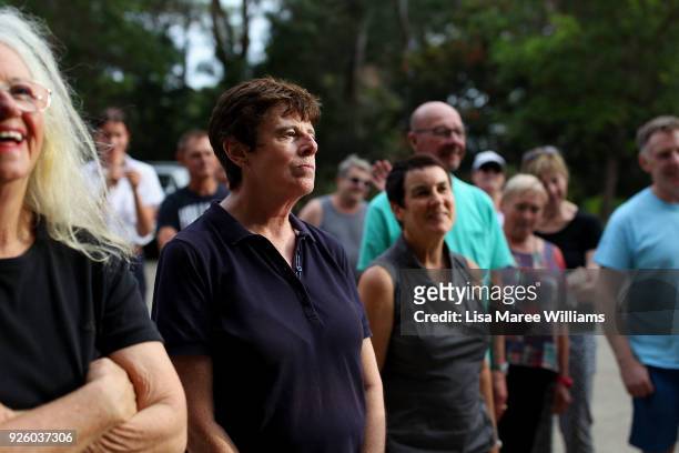 Robyn Kennedy and fellow 78ers during Mardi Gras rehearsals on March 1, 2018 in Sydney, Australia. The Sydney Mardi Gras parade began in 1978 as a...