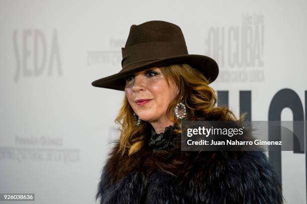 Belinda Washington attends 'ÁOh Cuba!' premiere at Fernan Gomez Theater on March 1, 2018 in Madrid, Spain.