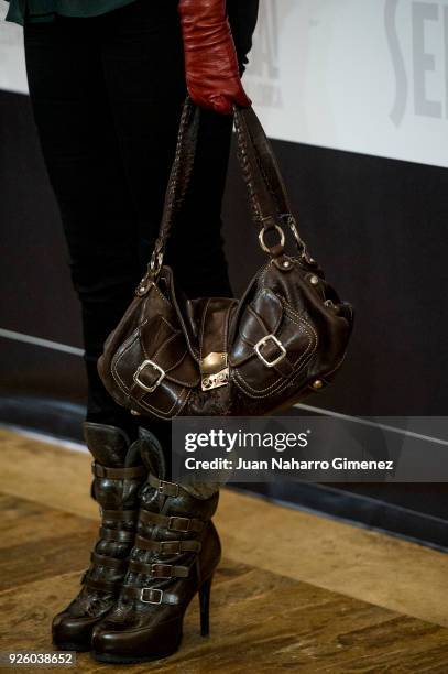 Belinda Washington attends 'ÁOh Cuba!' premiere at Fernan Gomez Theater on March 1, 2018 in Madrid, Spain.