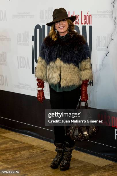 Belinda Washington attends 'ÁOh Cuba!' premiere at Fernan Gomez Theater on March 1, 2018 in Madrid, Spain.