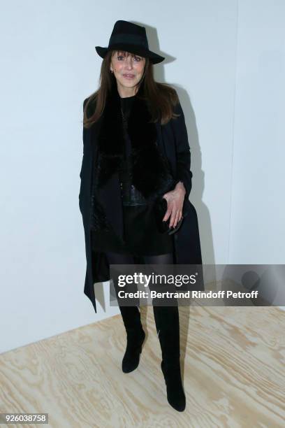 Babeth Djian attends the LVMH Prize 2018 - Designers Presentation on March 1, 2018 in Paris, France.