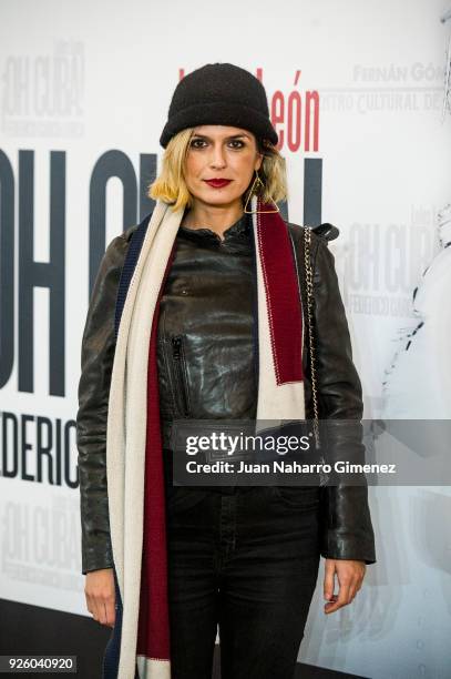 Maria Reyes attends 'ÁOh Cuba!' premiere at Fernan Gomez Theater on March 1, 2018 in Madrid, Spain.
