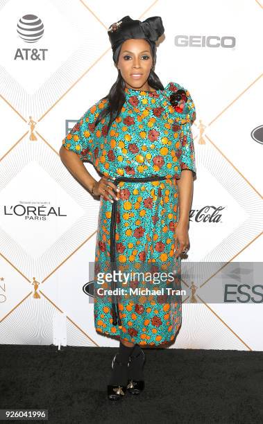 June Ambrose attends the Essence 11th Annual Black Women In Hollywood Awards Gala luncheon held at the Beverly Wilshire Four Seasons Hotel on March...
