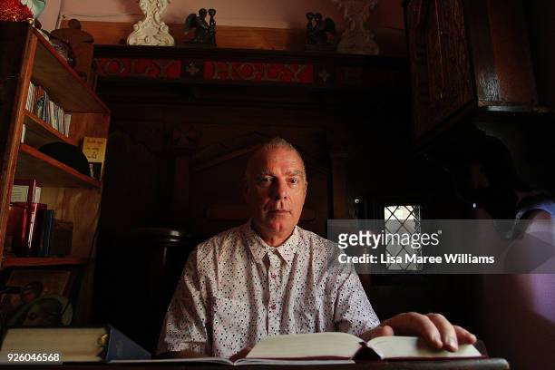 Fabian LoSchiavo a Mardi Gras 78er sits in his prayer room at home on March 1, 2018 in Sydney, Australia. Fabian LoSchiavo also known as 'Mother...