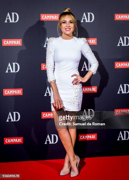 Berta Collado attends the 'AD Awards' 2018 photocall on March 1, 2018 in Madrid, Spain.