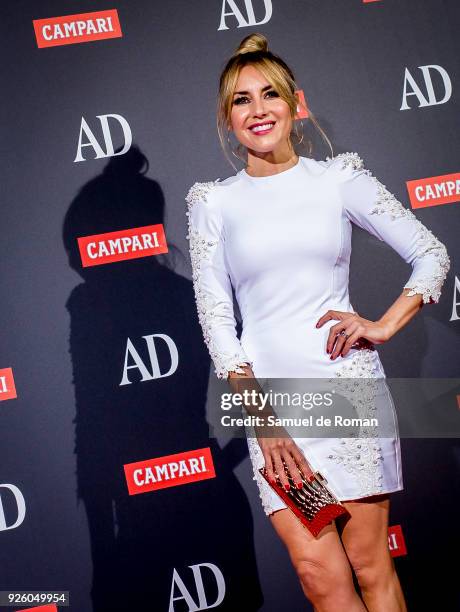 Berta Collado attends the 'AD Awards' 2018 photocall on March 1, 2018 in Madrid, Spain.