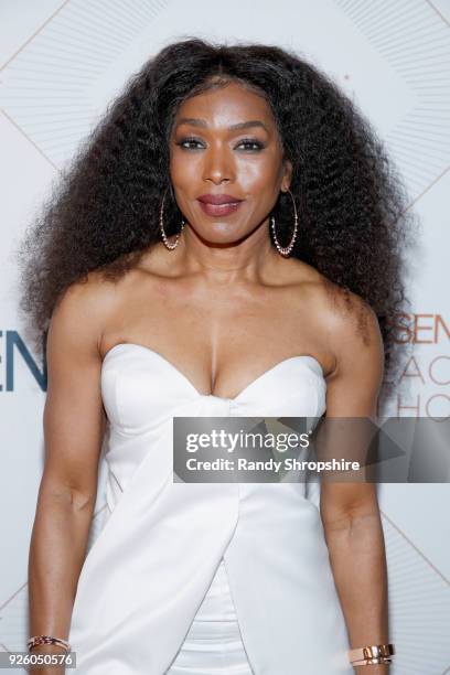 Angela Bassett attends the 2018 Essence Black Women In Hollywood Oscars Luncheon at Regent Beverly Wilshire Hotel on March 1, 2018 in Beverly Hills,...