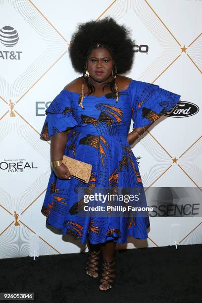 Gabourey Sidibe attends the Essence 11th Annual Black Women In Hollywood Awards Gala at the Beverly Wilshire Four Seasons Hotel on March 1, 2018 in...