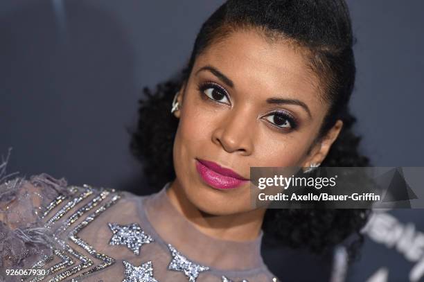 Actress Susan Kelechi Watson arrives at the premiere of Disney's 'A Wrinkle In Time' at El Capitan Theatre on February 26, 2018 in Los Angeles,...