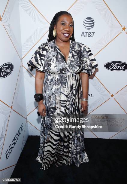 Tarana Burke attends the 2018 Essence Black Women In Hollywood Oscars Luncheon at Regent Beverly Wilshire Hotel on March 1, 2018 in Beverly Hills,...