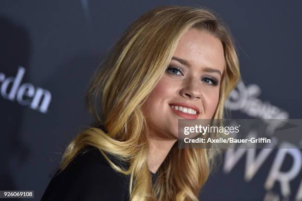 Ava Phillippe arrives at the premiere of Disney's 'A Wrinkle In Time' at El Capitan Theatre on February 26, 2018 in Los Angeles, California.