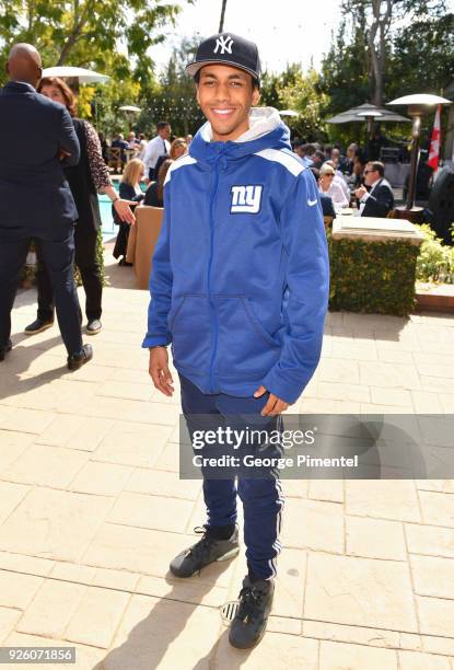 Actor Jahmil French attend the Canadian Brunch Reception Honoring Canadian Nominees For The 90th Academy Awards And The 33nd Film Independent Spirit...