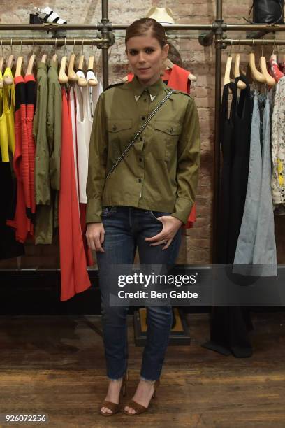 Kate Mara attends an evening at rag & bone SoHo benefiting The Humane Society International on March 1, 2018 in New York City.