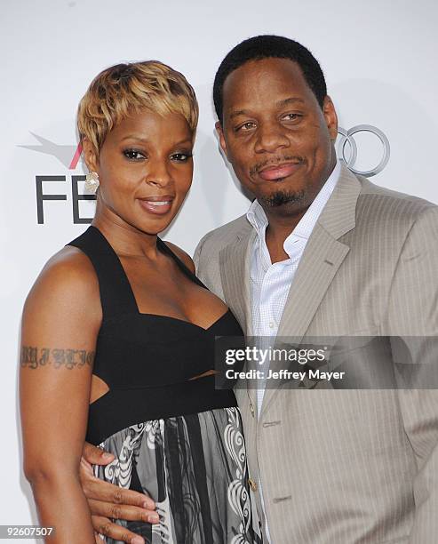 Musician Mary J. Blige and husband Kendu Isaacs arrive at AFI FEST 2009 Screening Of Precious: Based On The Novel 'PUSH' By Sapphire on November 1,...