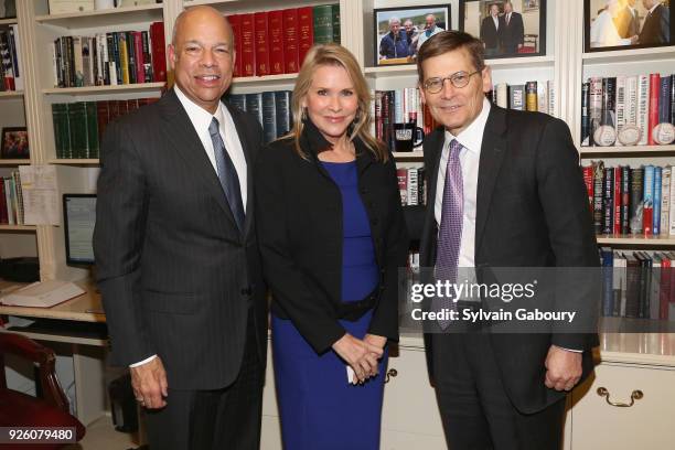 Jeh Johnson, Patricia Duff and Michael Morell attend The Common Good is pleased to present an important off-the-record conversation with Michael...