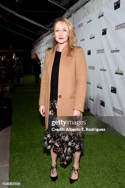 Paula Malcomson attends the Oscar Wilde Awards 2018 at Bad Robot on March 1, 2018 in Santa Monica, California.