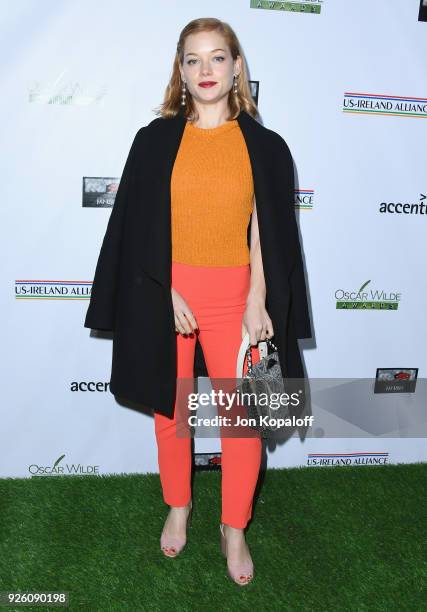 Jane Levy attends the 13th Annual Oscar Wilde Awards on March 1, 2018 in Santa Monica, California.