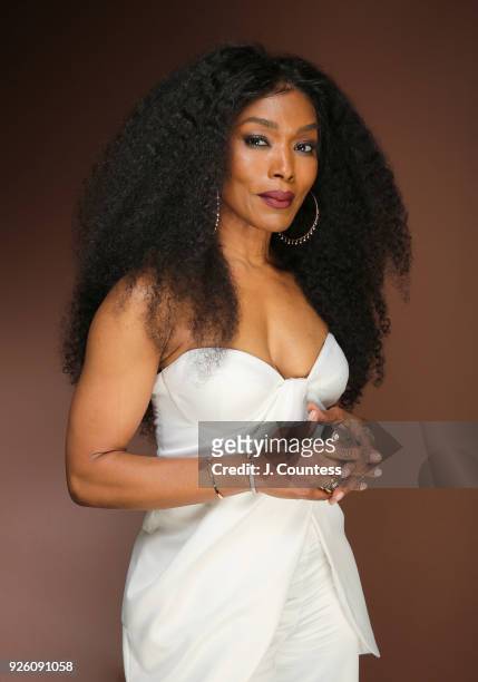 Actress Angela Bassett poses for a portrait at the Beverly Wilshire Four Seasons Hotel on March 1, 2018 in Beverly Hills, California.