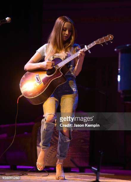 Singer Kalie Shorr performs at War Memorial Auditorium on March 1, 2018 in Nashville, Tennessee.