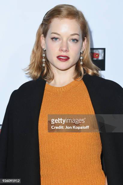 Jane Levy attends the 13th Annual Oscar Wilde Awards on March 1, 2018 in Santa Monica, California.