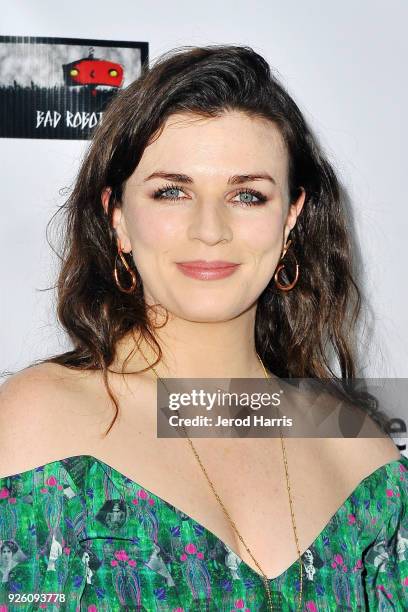 Aisling Bea arrives at the 13th Annual Oscar Wilde Awards on March 1, 2018 in Santa Monica, California.