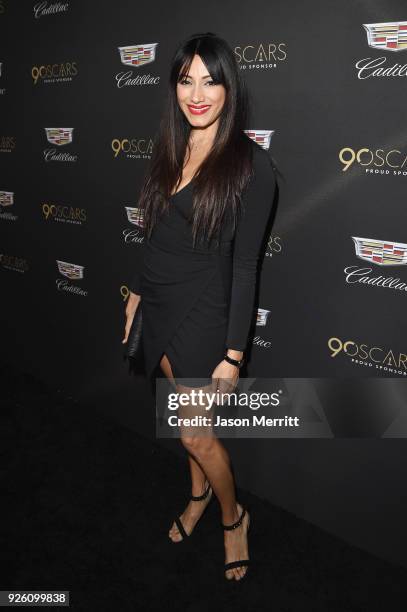 Tehmina Sunny attends the Cadillac Oscar Week Celebration at Chateau Marmont on March 1, 2018 in Los Angeles, California.