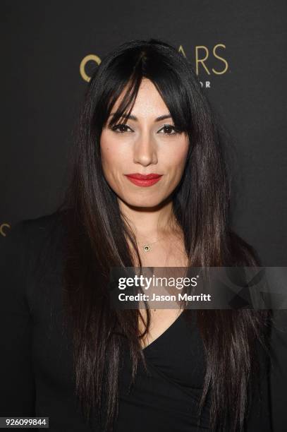 Tehmina Sunny attends the Cadillac Oscar Week Celebration at Chateau Marmont on March 1, 2018 in Los Angeles, California.