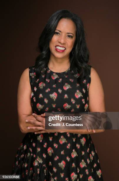 President of Essence Communications Michelle Ebanks poses for a portrait at the Beverly Wilshire Four Seasons Hotel on March 1, 2018 in Beverly...