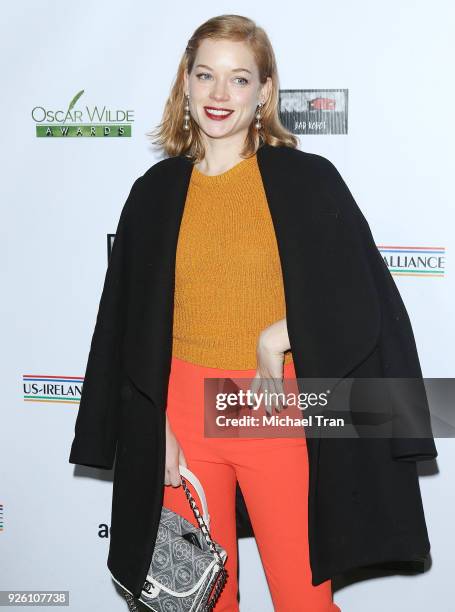 Jane Levy arrives to the 13th Annual Oscar Wilde Awards held at Bad Robot on March 1, 2018 in Santa Monica, California.