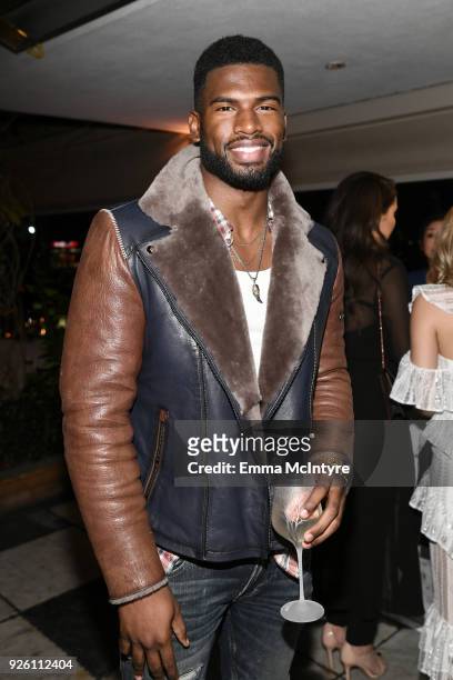 Broderick Hunter attends Vanity Fair and Lancome Paris Toast Women in Hollywood, hosted by Radhika Jones and Ava DuVernay, on March 1, 2018 in West...