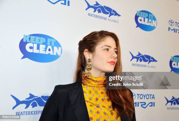 Actress Emily Tremaine attends Keep it Clean to benefit Waterkeeper Alliance on March 1, 2018 in Los Angeles, California.