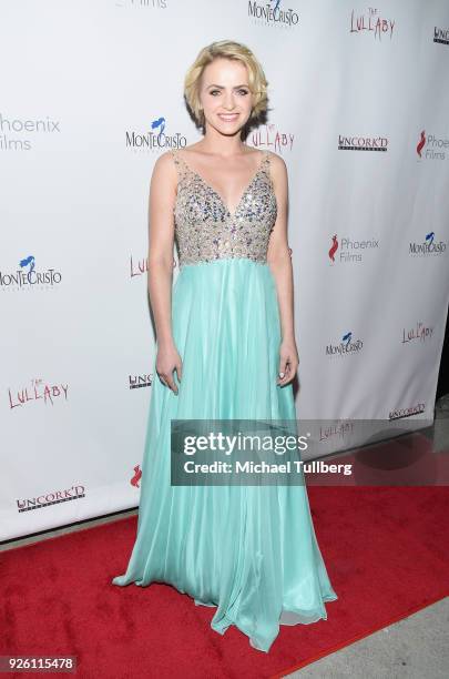 Actress Reine Swart attends the premiere of Uncork'd Entertainment's "The Lullaby" at Laemmle's Ahrya Fine Arts Theatre on March 1, 2018 in Beverly...