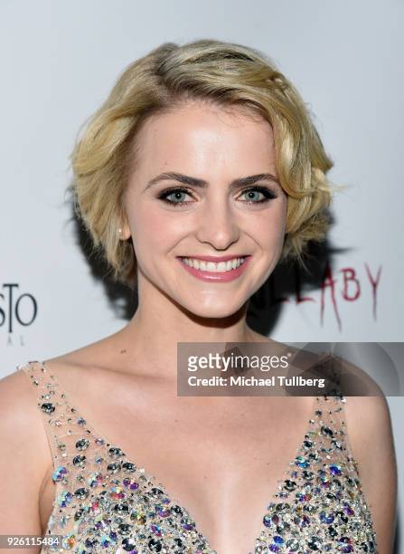 Actress Reine Swart attends the premiere of Uncork'd Entertainment's "The Lullaby" at Laemmle's Ahrya Fine Arts Theatre on March 1, 2018 in Beverly...