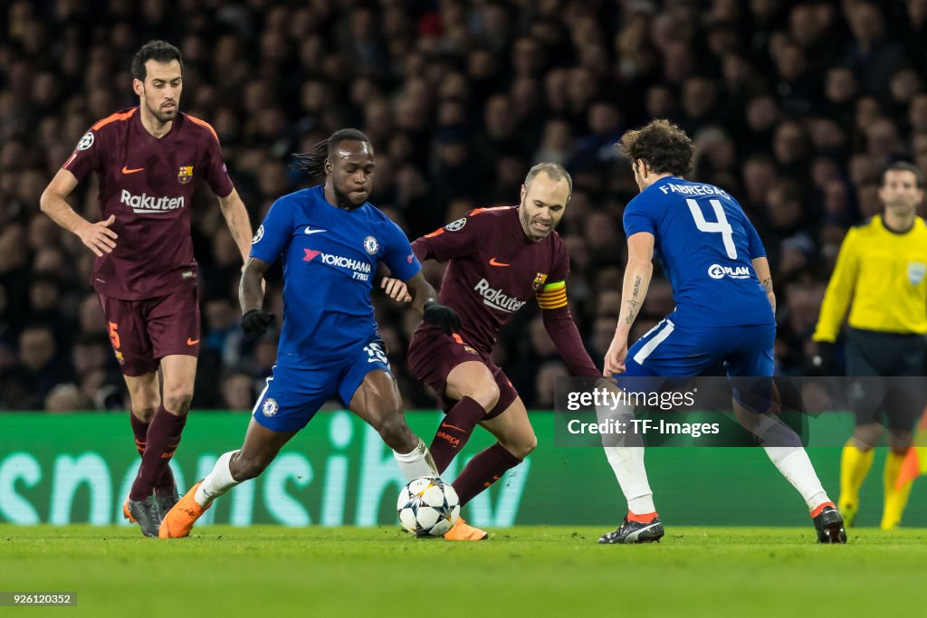 Chelsea FC v FC Barcelona - UEFA Champions League Round of 16: First Leg