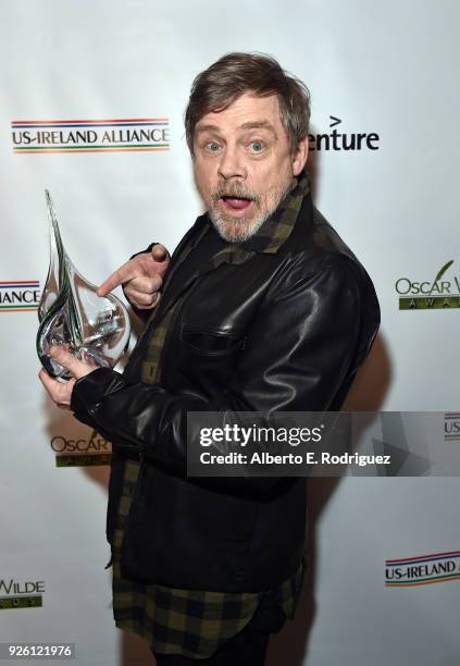 Mark Hamill attends the Oscar Wilde Awards 2018 at Bad Robot on March 1, 2018 in Santa Monica, California.