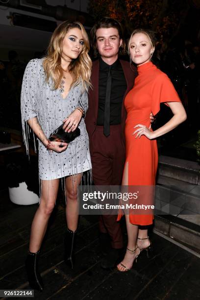 Paris Jackson, Joe Keery, and Maika Monroe attend Vanity Fair and Lancome Paris Toast Women in Hollywood, hosted by Radhika Jones and Ava DuVernay,...