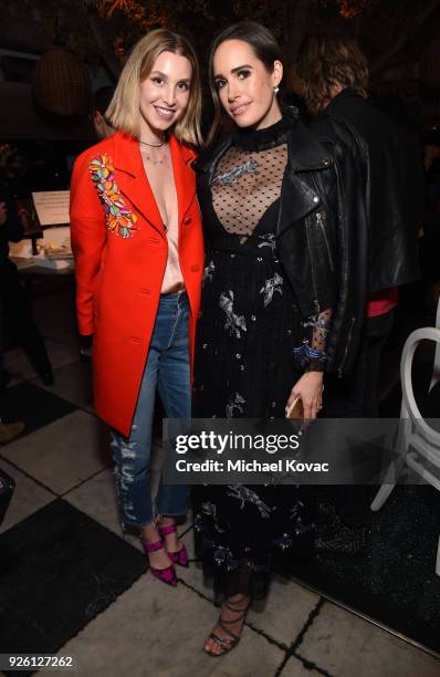 Whitney Port and Louise Roe celebrate with Belvedere Vodka at Vanity Fair and Lancome Paris Toast Women in Hollywood, hosted by Radhika Jones and Ava...